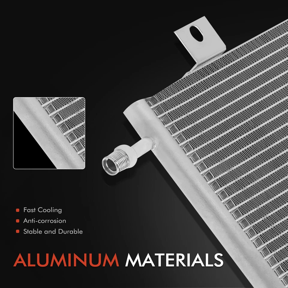 Nuevo condensador de aire acondicionado con soporte para Freightliner FL106 FL112 FL50 FL60 FL70 FL80 Foto 2 de 4