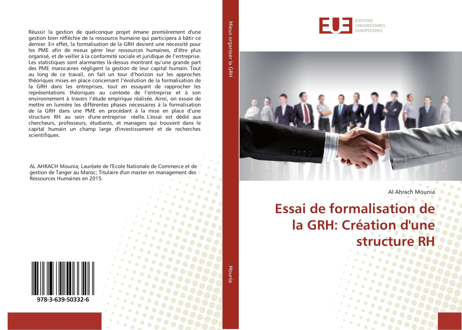 Thumbnail - Al Ahrach Mounia | Essai De Formalisation De La Grh: Création D'une