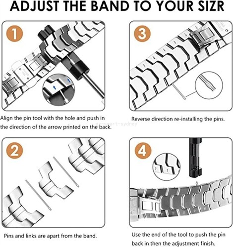 TPU Case+Titanium Metal Band Strap For Apple Watch Ultra49 iWatch 10/9/8/7/6/SE - Picture 9 of 28