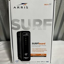 ARRIS Surfboard SBG10 Docsis 3.0 Cable Modem Wi-Fi Router AC1600 New Open Box