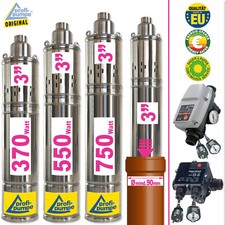 ELECTRIC SUBMERSIBLE BOREHOLE DEEP WELL PUMP WITH WATER FLOW CONTROL FOR GARDEN