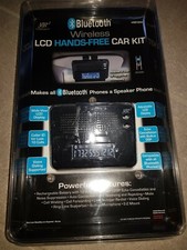 VR3 VRBT200V Bluetooth HANDS-FREE Car Kit LCD - New and Sealed