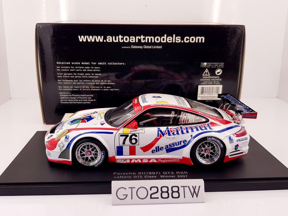 ミニカー MantheyRacing Porsche 911 GT3 RSR 2008 Porsche 911 (997) GT3 RSR 24h Nurburgring Winner Manthey