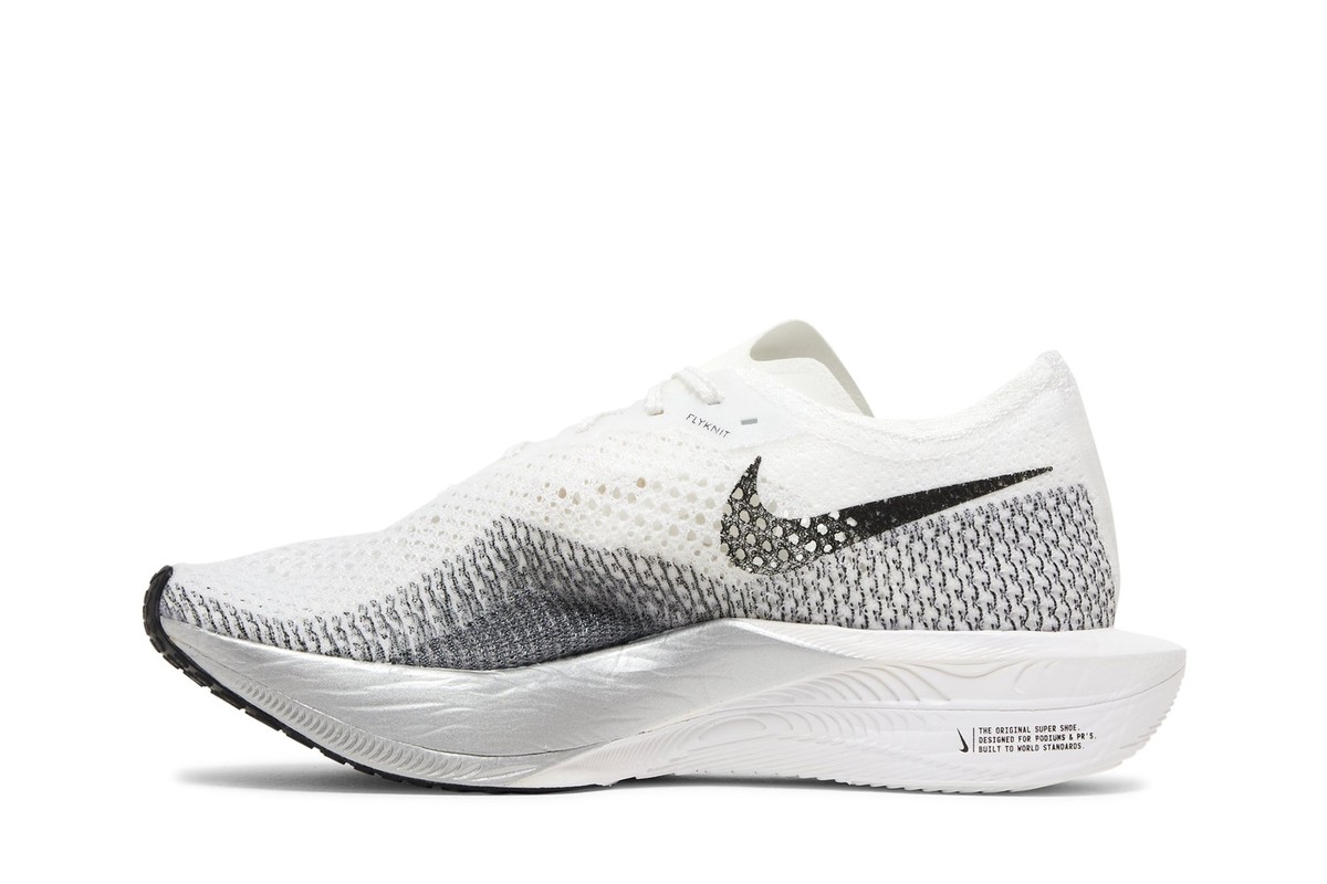 Nike ZoomX Vaporfly Next% 3 Low White Particle Grey DV4129-100 Men\'s Size 7.5 Nike ZoomX Vaporfly Next% 3 (White/Particle Grey/Metallic  main image 4
