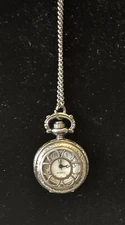Pocket Watch Pendant Necklace
