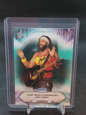 2021 WWE Base Aqua #39 Elias Royally Embarrasses King Corbin 243/299 - SmackDown