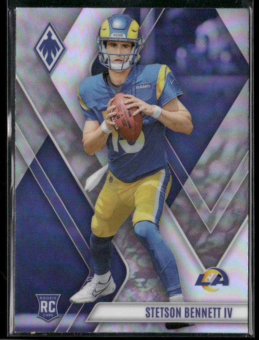 2023 Panini Phoenix #121 Stetson Bennett IV Silver Rookie Los Angeles Rams