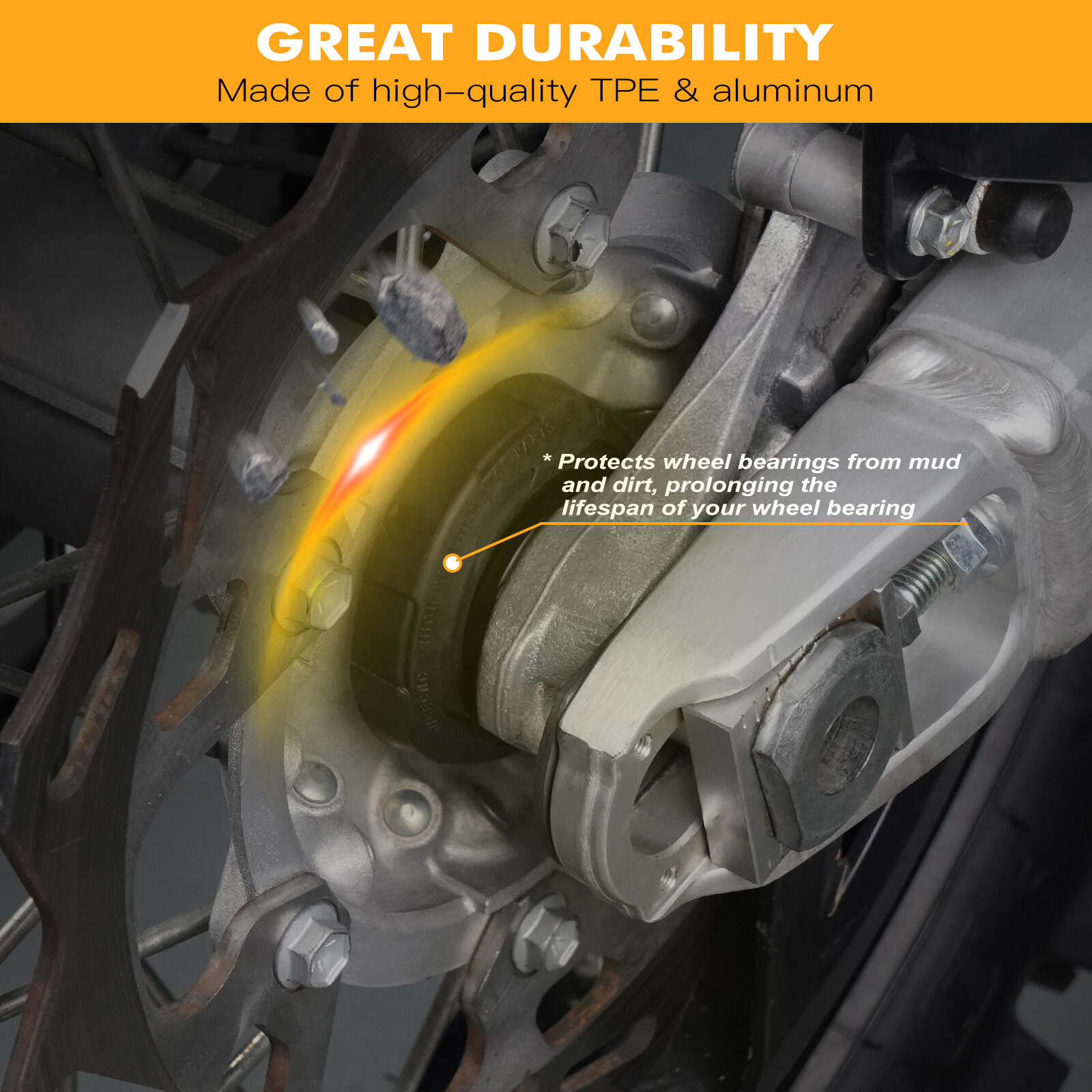 CNC Rear Wheel Spacer Bearing Kit For Yamaha YZ125 YZ250 20062024