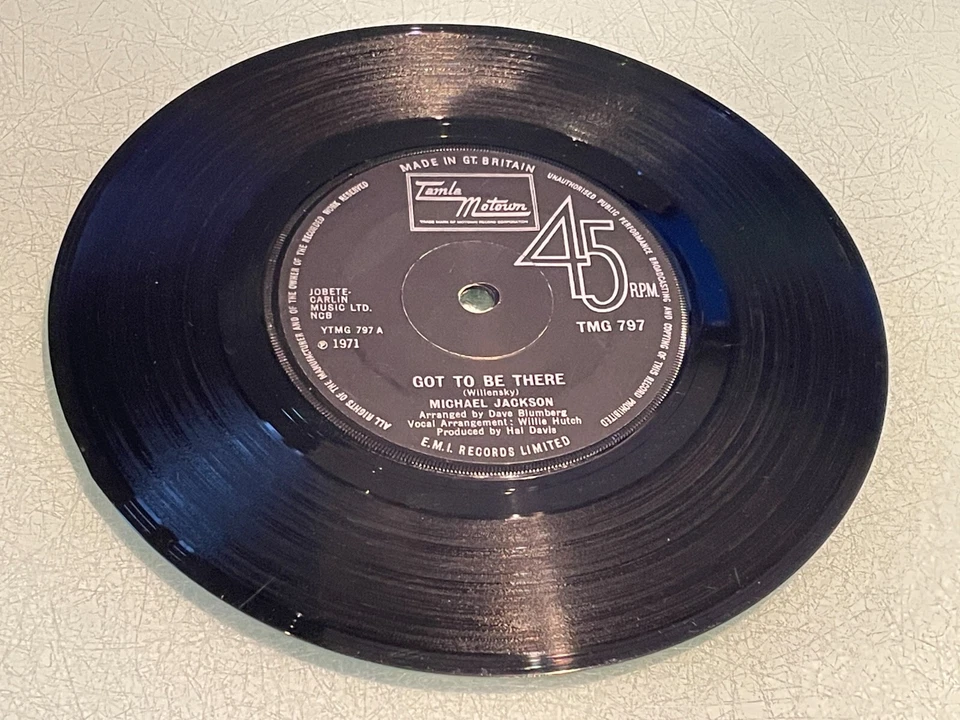 Michael Jackson - Got To Be There - Vinyl Record 7" Single - 1971 Motown  TMG797 - Image 3 of 4
