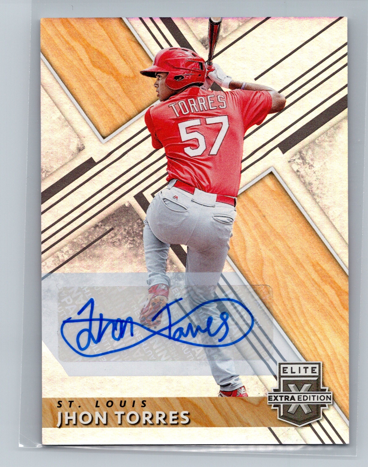 2019 Panini Elite Extra Edition #130 Jhon Torres Autographs