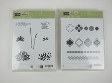 Stamping Up Stamp Set Mosaic Madness Too Kind Rubber 18pc