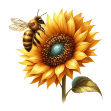 Wall decal sticker sunflowers 18 x 18 cm large