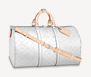 silver weekend bag