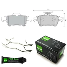 BREMTECH REAR BRAKE PADS & FITTING KIT FITS: VOLVO C70 06-12 BPX2944AB