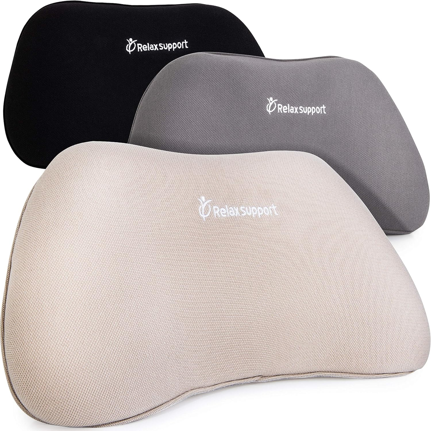 RS1 Lumbar Support Pillow - Office Chair Back Support - Chair Cushion for Back P