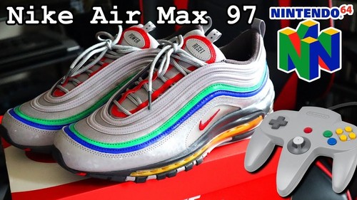 Air Max 97 QS "Nintendo 64" Atmosphere Grey US 4 [CI5012-001] Wmns 5.5 - Bild 7 von 7