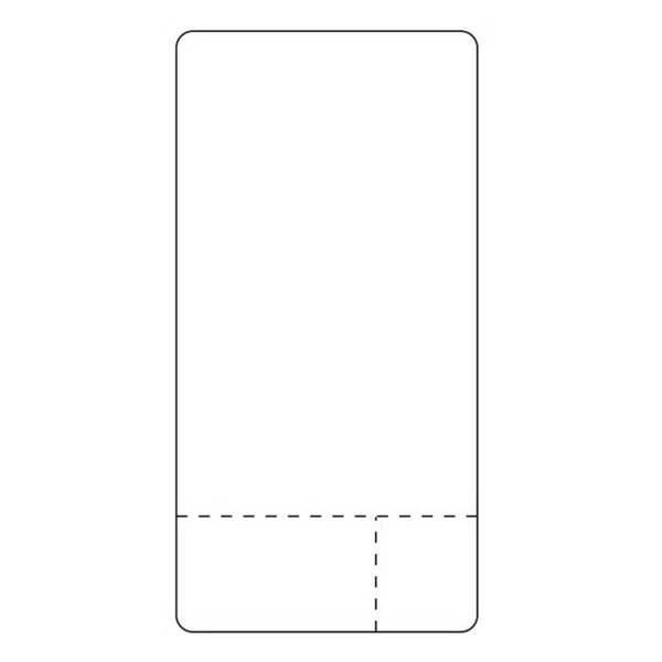 Blank Top Perforated Scale label White 4.5" L x 2.25" W | 700/Roll 16 Roll/Case