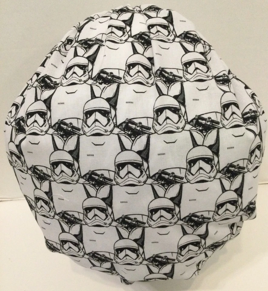 Star Wars Storm Troopers Medium Medical Bouffant Scrub Cap Surgery Hat Mask Set - Image 3 of 4