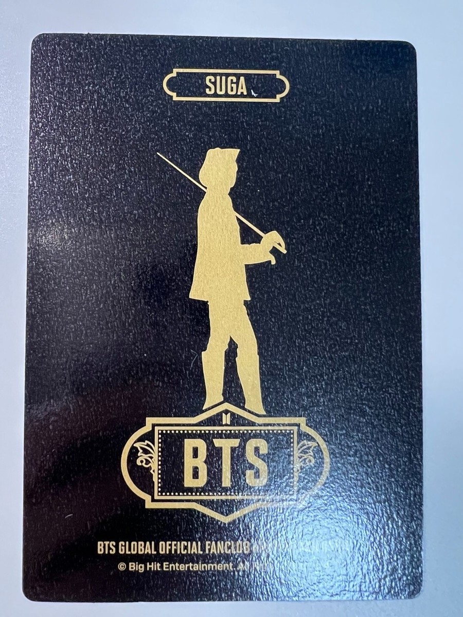 BTS SUGA GLOBAL OFFICIAL FANCLUB 7th ARMY MEMBERSHIP KIT Photocard