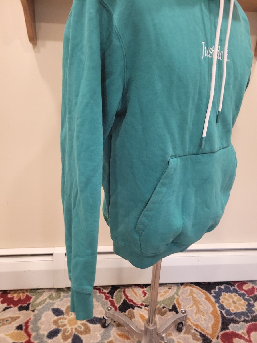 just do it green hoodie
