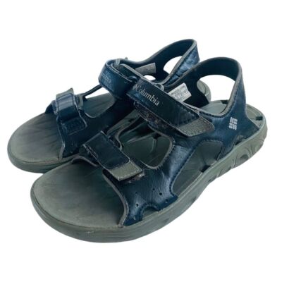 Columbia Techsun Vent Sandalen voor Kinderen, Blauw (Stormy Blue/Mountain Red), 34 EU