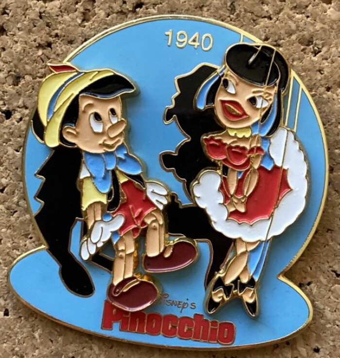 Pinocchio 1940 History of Art Authentic Disney LE Japan Pin on