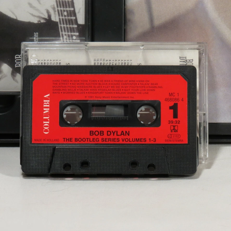 BOB DYLAN - Bootleg Series Vols.1-3  1991 EU 1st Issue Box 3 tapes w/ Booklet EX - Image 4 of 4