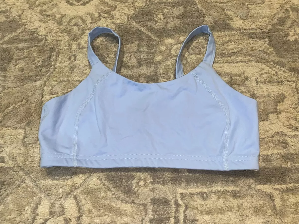 Women's Lija Activewear Running Sports Bra Size Small Light Blue