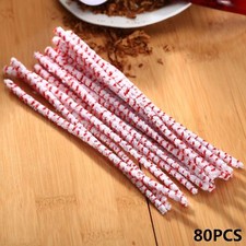 80pc Smoking Tobacco Pipe Cleaning Rod Tool Intensive Cotton Stick Stems Cleaner