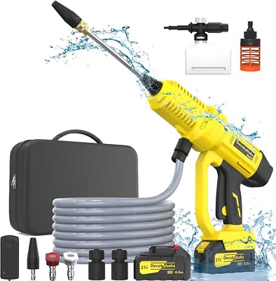 Decokybahs K400 Portable Coordless Pressure Washer Spray New