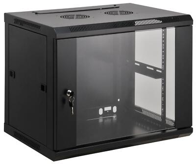 Intellinet 712088 12U Wandrack Schwarz (NETWORK CABINET WALL MOUNT 12U- - STA