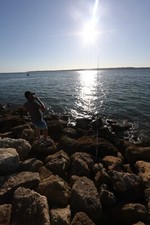Silver Print Photo Cap Ferret Sun Over The Arcachon Bay 20X30CM