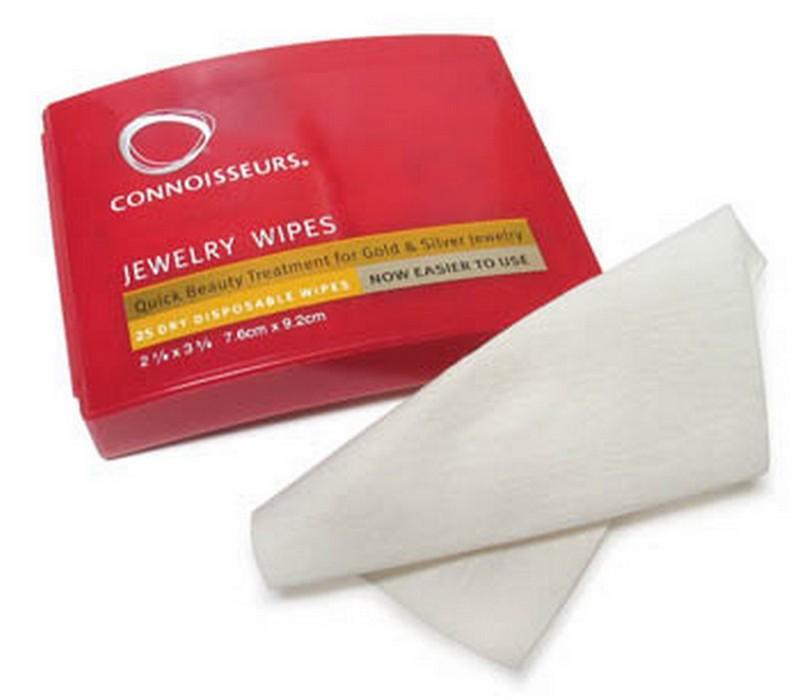 Lingettes de soin bijoux or argent Connoisseurs pour sublimer vos bagues au quotidien