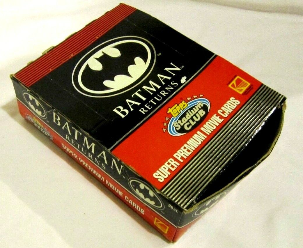1992 Topps Stadium Club Batman Returns Trading Cards Box with 36 unopened  packs | eBay
