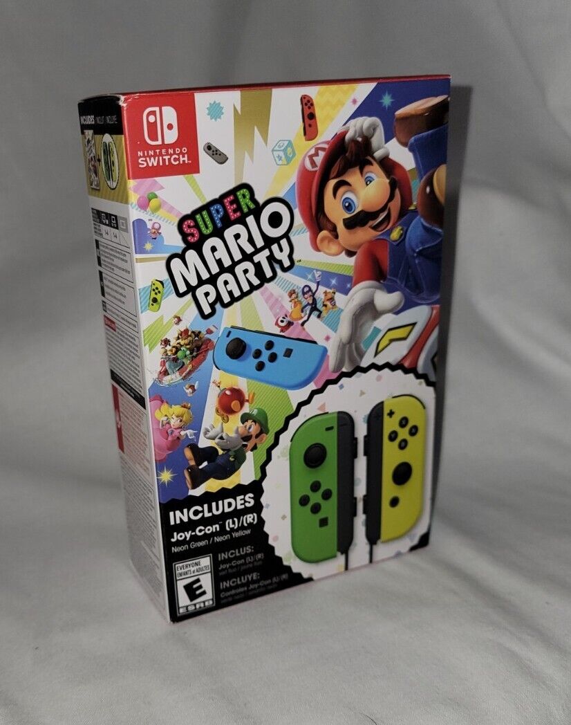 Controle Switch Joy Con + Mario Party