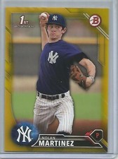 Nolan Martinez 2016 Bowman Gold Rookie #45/50