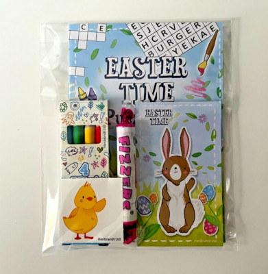30 VORGEFÜLLTE OSTERN PARTYTÜTEN KINDER AKTIVITÄT TASCHE PAKET LEHRER KLASSE ALTER 3+