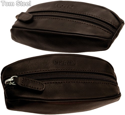 Estuche para llaves de cuero PICARD bolsa para llaves estuche para llaves funda carpeta bolso NUEVO - Imagen 2 de 5