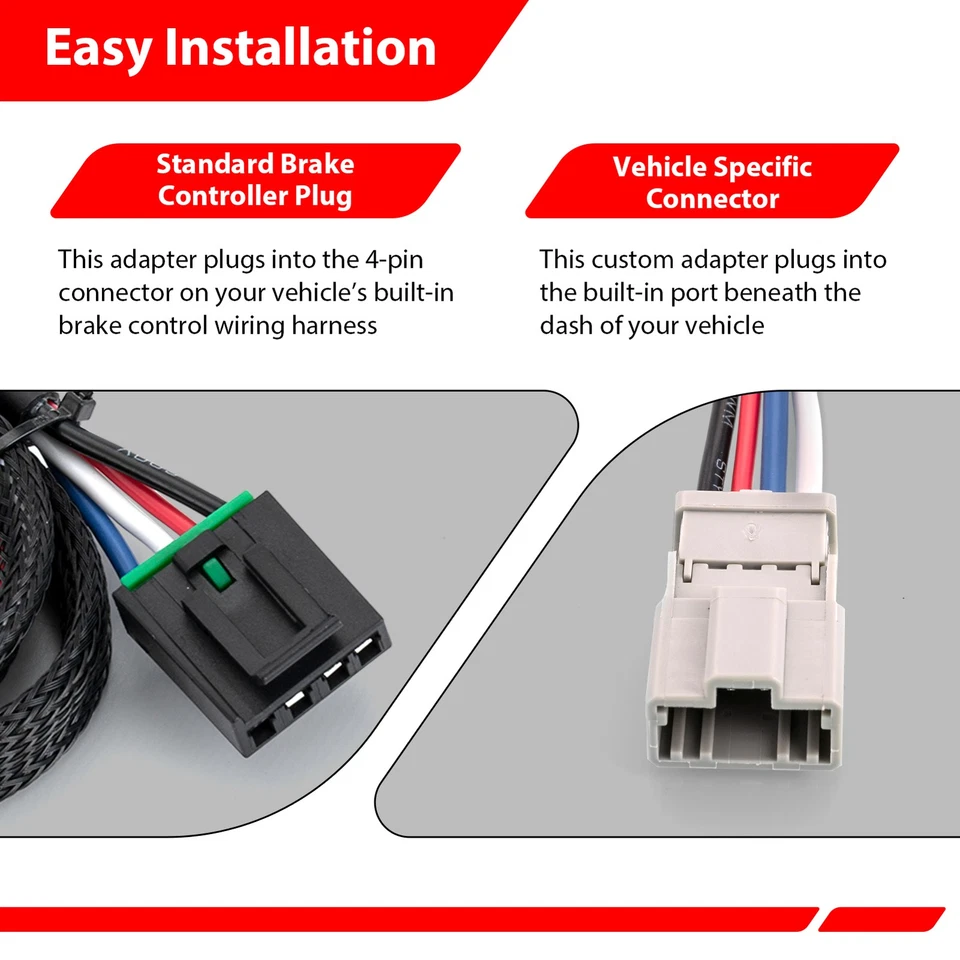 Cableado de control de freno de remolque equipamiento remolque Honda Ridgeline 2017-2025 Foto 4 de 4