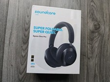 Soundcore Space One Pro Over-Ear Wireless Headphones Black Brand New