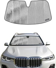 Windshield Sunshade for BMW X5 (G05), X7 (G07), Alpina XB7, Reversible (Silver/B