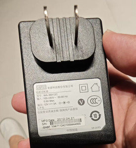 Adp WA-36A12C 12V 3A 36W Netzteiladapter Ladegerät Für Monitor Routers Speakers