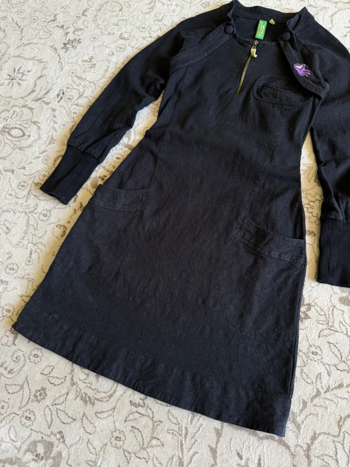 Vestido Midi Vintage KanaBeach Biologik Correa Vanguardista Copine Estilo Talla 38 Foto 4 de 4