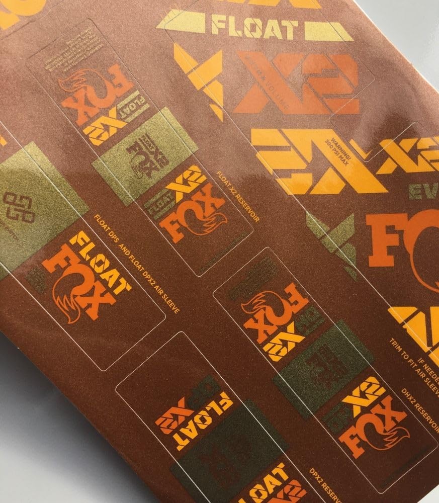 Fox Decal 2021 AM 36 Factory Root Beer Float Shock Decal Sheet - 82197340193 4690₽