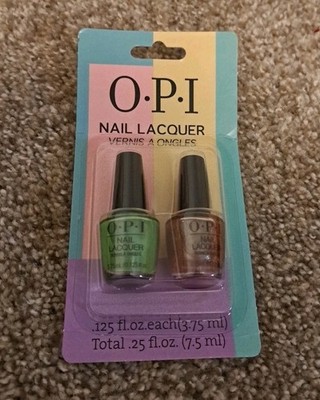 O.P.I Two Pack Nail Metallic Lacquer .125 Ffl. Oz. Each, Total .25 Fl. Oz.