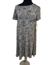 🦄 LuLaRoe Carly Dress XS NWT – Disney Little Mermaid King Triton Rare Print