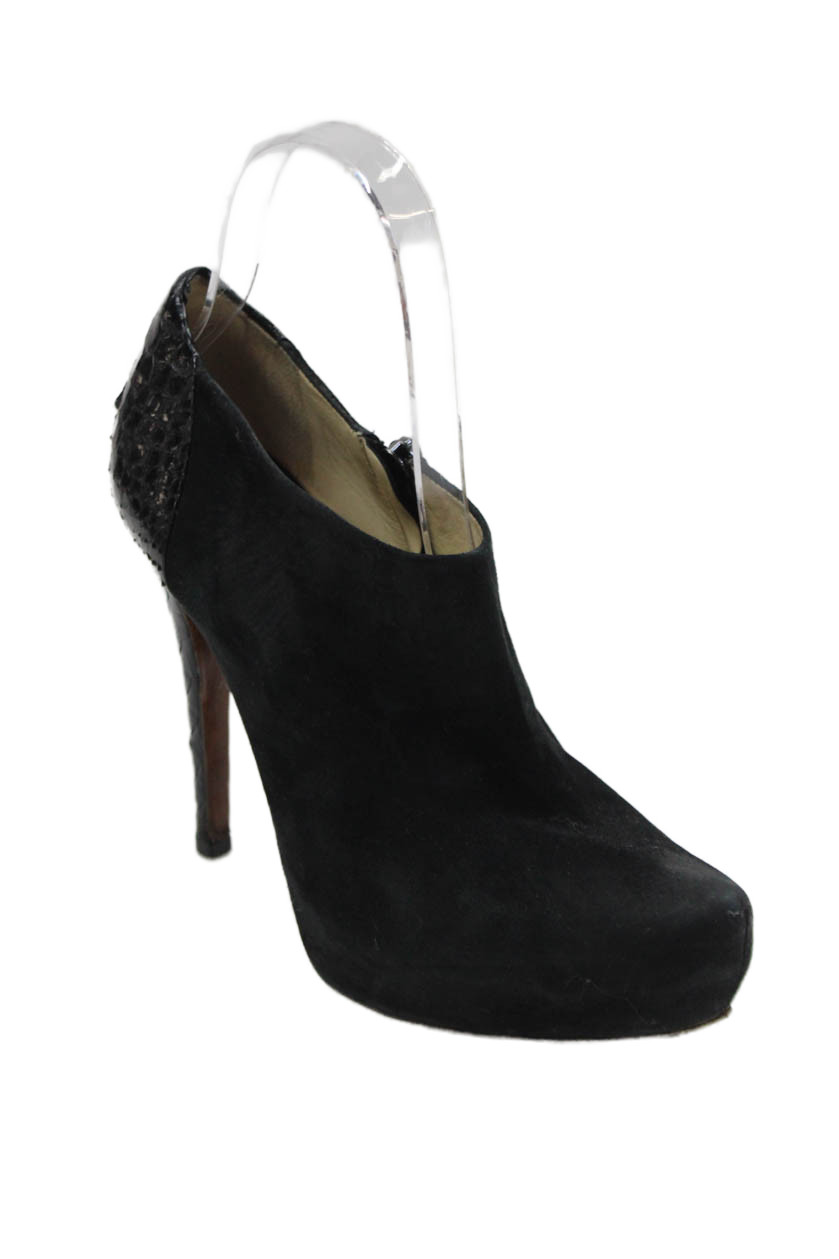 Alexandre Birman Womens Side Zip Python Skin Trim… - image 1