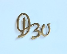 Deutz D30 Schriftzug Emblem Messing Deutz D30 D30S F2L712 Schlepper