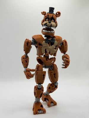 3D Printed Nightmare Freddy Titan13 FNAFs Bear's Midnight Harem Five Nights 