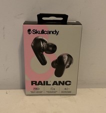 Skullcandy Rail Anc Wireless Noise Canceling Ear Buds - True Black New In Box